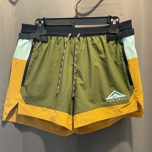 Nike trail running shorts, medium, 5”